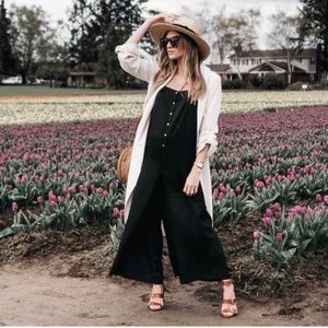 Hatch BLACK Maternity Jasmine Wide Leg Jumper